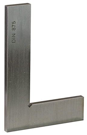CNC QUALITÄT Präzisions Kontrollwinkel 75 x 50 mm - INOX - DIN 875/0