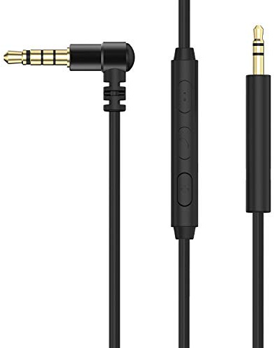 Cubilux Headphone Replacement Cable with Microphone Compatible with Bose QuietComfort Ultra, NC 700, QC45/35/C25, Sennheiser PXC 550/550II, JBL Tune 760NC/750BTNC/720BT Live 660NC/650BTNC More, 4 Feet