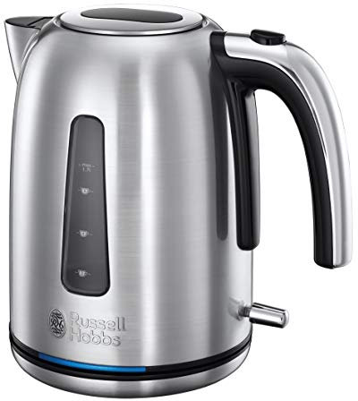 Russell Hobbs Velocity Fast Boil 23940 - Bollitore elettrico in acciaio inox, 3100 W, 1,7 litri