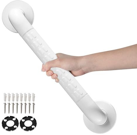 BONADE Maniglione da Bagno Antiscivolo Maniglia in Acciaio Inossidabile da Doccia/Bagno/Vasca, Maniglione da Bagno per Pareti per Disabili Anziani Gravida Bambini e Persone con Mobilità Ridotta 35CM