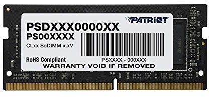 Patriot Memory Serie Signature SODIMM Memoria RAM DDR4 3200 MHz PC4-25600 16GB (1x16GB) C22 - PSD416G32002S