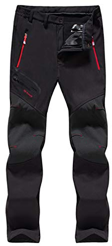 LHHMZ Hiking Trousers Men Outdoor Water-Repellent Breathable Walking Trousers Lightweight Quick Dry Windproof Climbing Sportswear Casual Pants