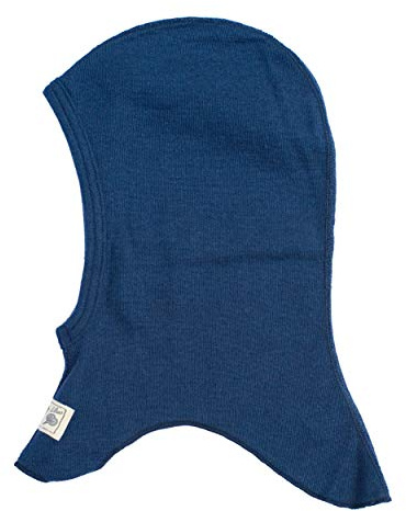 Lilano, Kinder/Baby Sturmhaube, 70% Wolle (kbT), 30% Seide, 210 g/m² (Marine, 74-80)