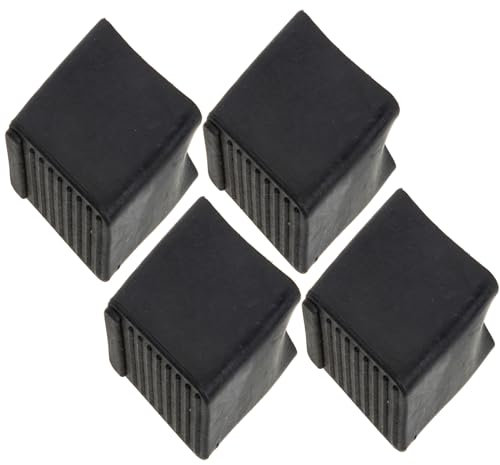 HEMOTON 4 Stück Leiterfußabdeckungen Aus Elastischem Gummi Für Klappleiter 1.57X1.38 Zoll rutschfeste Leiter Fußpads Zum Schutz Von Böden Und Leiterfüßen