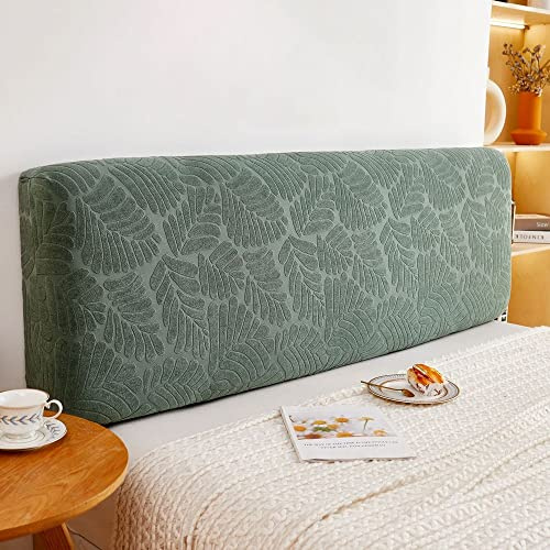 WSGJHB Bett Kopfteil Bezug Bettkopfteil Hussen, Strecken Weicher Staubdichte Hussen für Schlafzimmer Kopfteil Betthusse für das Kopfteil 170-190 cm Grün