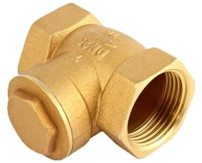 NETFEN Ventile, G1/2 G3/4 G1 G1-1/4 G1-1/2 G2 BSP-Rückschlagventil Aus Messing Mit Innenschraube, Horizontales Einweg-Rückschlagventil for Wasser DN15/20 (Color : 1pc, Size : DN65)