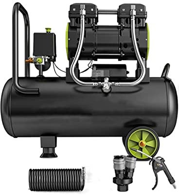 Compressore d'aria silenzioso senza olio 220V 12/30 / 50L Compressore d'aria portatile Verniciatura a spruzzo Pompa d'aria ad alta pressione Compressore d'aria for auto JIYAMI'EN EL (Size : 50L)
