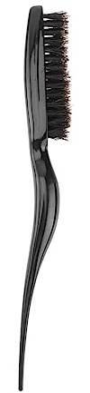 Didiseaon Cepillo De Cerda De Jabalí Para Cabello Diseño Ergonómico y Punta Estrecha Para Peinados De Salón Liviano y Fácil De Transportar Para Alisar y Volumen Color Negro