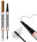 Boobeen 2-in-1 Eyebrow Pencil and Clear Brow Gel Wax, Microfine Eyebrow Pencil and Mascara, Styling Kit for Natural Brow Shape
