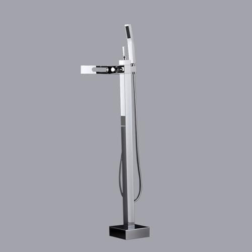 Badewanne Armatur Freistehende Badewanne Wasserhahn Wasserfall Chrom Einhebelmischer Dusche Badewanne Mischbatterie C