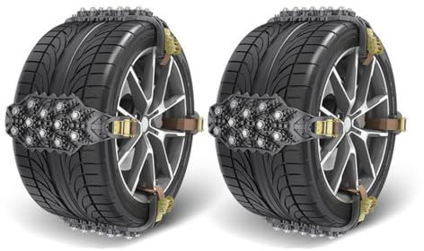 QSCGEBUJ Auto Schneeketten für Benz ML AMG 2013-2016,Winter Reifen Notfall Anfahrhilfe rutschfest Langlebige Außendekoration Zubehör,B1-8 Pieces Black