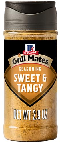 McCormick Grill Mates Seasoning, Sweet & Tangy, Grilling Seasoning for Mouthwatering Chicken, Steak, Seafood, and More, 2.9 oz