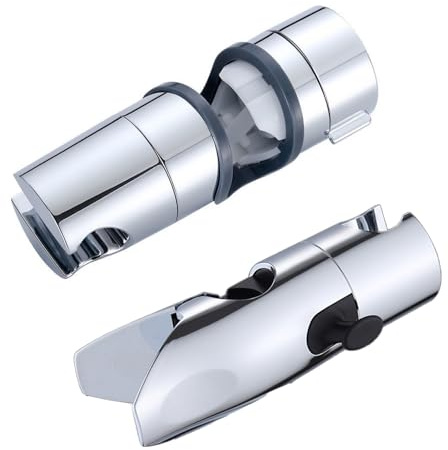 Duschkopfhalterung ohne Bohren - Universal Duschhalterung für 18-25mm Brausestangen, Verstellbar Brausehalter,360° Drehbar Duschkopf halterung