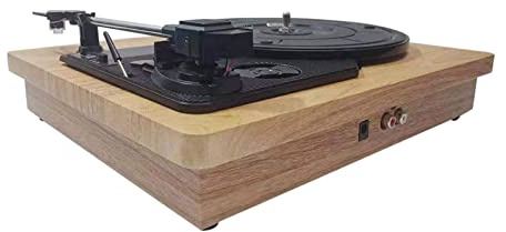 UQACHG Giradischi retrò, Radio am FM 33/45/78 Giri Giradischi grammofono Antico Giradischi Disco Vinile RCA Jack per Cuffie W Vita Interessante