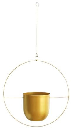 ＡＷＨＡＯ Vaso da Fiori sospeso in Metallo, Ornamento Minimalista, Artigianato, Piante da Interno/Esterno