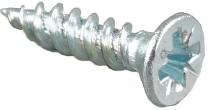 Twinthread Woodscrews Bright Zinc Plated – High Grip Wood Screws for Softwood, Chipboard & MDF – Rust Resistant (#4 x 1/2 (Pack of 200))