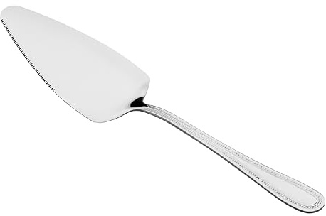 Tala Cake Server, Stainless Steel Beaded-Edge Cake Slice with Serrated Edge Premium 18/10 Cutlery, Rust-Resistant & Dishwasher Safe
