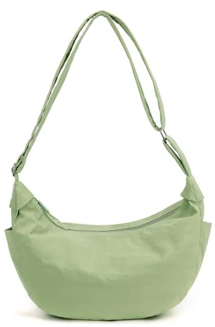 Kommodum Borsa Mezzaluna Tracolla Donna Grande, Borsa a spalla Stile casual con Tracolla regolabile, Messenger Crossbody Moon Bag km31