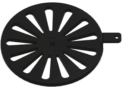 Kaminrost/Ascherost Rund Ø 225 x 10 mm passend für Globe Fire** Kaminöfen inkl. Modellübersicht - Ascherost Kamin aus massivem Stahl - Feuerrost feuerfest & hitzebeständig