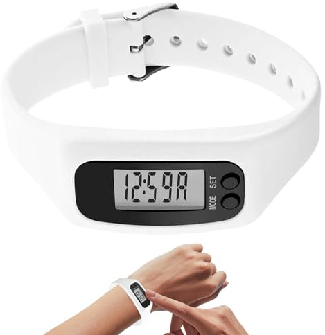 Orologio Passo-passo, Senza App, Senza Telefono, Monitor - Contacalorie, Contapassi, Per Viaggi Quotidiani, Spostamenti, Fine Settimana, Passeggiate, Jogging, Escursionismo, Parco, Allenamenti, Palest