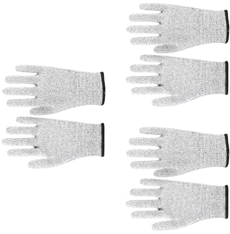 Vdaxvme Schutzhandschuhe Der Stufe 5. Arbeitshandschuhe Schnittfest Sicherheitsbeständig Schneideschützend Belüftet
