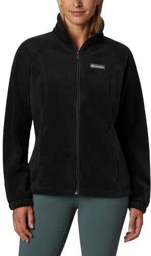 Columbia Womens Benton Springs Full Zip Fleece Jacket, Black, XX-Large