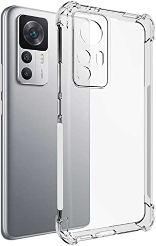 mtb more energy® Case Soft Armor Compatible avec Xiaomi 12T (22071212AG) – Coins renforcés – Protection de l'appareil photo – TPU 1,5 mm – Coque de protection pour téléphone portable