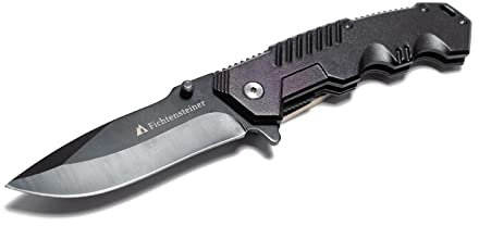 Fichtensteiner® Outdoor Klappmesser EVEREST - Professionelles Taschen- und Rettungsmesser für Bushcraft, Jagen, Camping, Wandern, Survival, Angeln, sehr scharf und robust