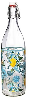 Chio Sicily - Botella de Cristal Decorado, 1 litro