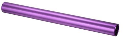 PATIKIL Bastone di Staffetta, Tubo in Alluminio per Corsa Pista Resistente Corrosione per Strumento Pratica Gioco Sportivo Atletica Leggera Aperto, Viola