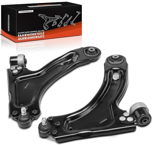 Frankberg 2x Querlenker Vorderachse Kompatibel mit Combo Kasten/MPV 1.2L-1.7L 2001-2012 Corsa C X01 1.4L 2000-2009 Tigra Twintop X04 1.2L-1.8L 2004-2010 Replace# 93343399