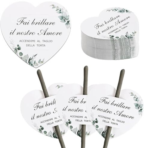 100 Pezzi Cartoncino Etichette Stelline Scintillanti Matrimonio Etichette Scintille Luminose Matrimonio Cartoncini Biglietti per Nozze Sposi Promessa Anniversario Fidanzamento Decorazioni