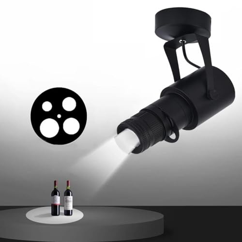 HDaspijh LED Beam Spot Lights, Pinspot LED Light,Theater Stage Zoom Spotlights, 20W/30W LED Track Light Zoom Spotlight, KTV Bar Restaurant Cafe Background Spot Lighting,30W/B-4000K