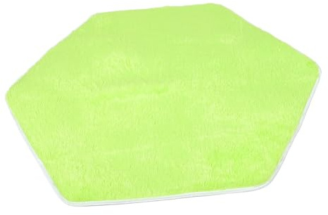 TOBBOMEY Tappeto Gioco Esagonale in Velluto Morbido per Antiscivolo e Versatile per Cameretta e Salotto Tappetino da Gattonare e Coperta Attività per Ragazzi e Ragazze