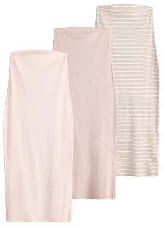 THE SET Dam 3-pack bandeauklänningar från THE SET Neutral/Light Pink/Stripe L
