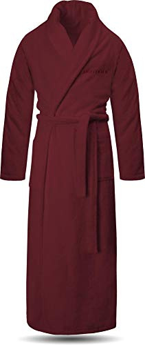 normani Extra langer Bademantel aus 100% Baumwolle - Frottee Saunamantel für Damen und Herren - Schadstofffreies Material - Ausgezeichnet mit Öko Tex 100