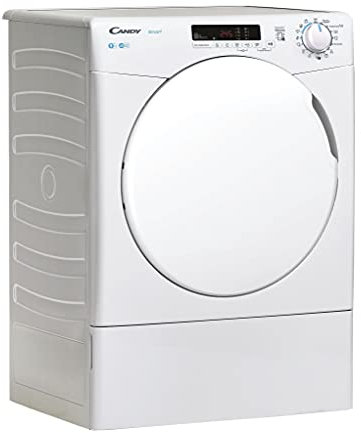 Candy CSEV9DF 9KG Vented Tumble Dryer, White, White Door