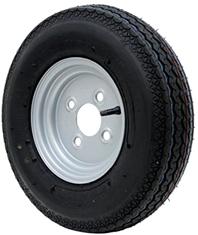 p4U DDR Stema Anhänger Deli Reifen Ersatzrad Komplettrad | 4.00-8 | 4.80-8 | 4PR | 70M | Luftrad Rad 8 Zoll | 4,80-8/4,00-8