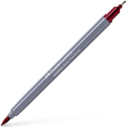 Faber-Castell Creative Studio Goldfaber Aqua Dual Marker, Alizarin Madder Lake, Einzelmarker, für Kunst, Handwerk, Zeichnen, Skizzieren, Zuhause, Schule, Universität, Ausmalen