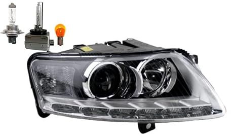 Johns, Scheinwerfer passend für Audi A6 4F 10/08-03/11 rechts + Leuchtmittel