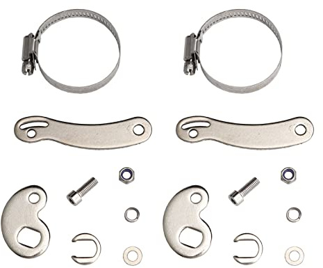 LGEGE Universal Drehmomentarm Umbausatz 2 Sets, kompatibel mit den meisten Elektrofahrrädern, Schutzzubehör für E-Bike vorne oder hinten Nabenmotoren