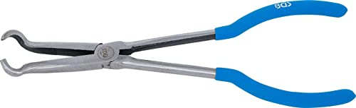 BGS 4403 | Zündkerzen-Steckerzange | mit Ringspitze Ø 13 mm | 275 mm | Werkzeugstahl | abgewinkelte Greifhülsen | gezahntes Innenprofil | rutschfeste, tauchisolierte Griffe