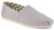 TOMS Men's Alpargata Classic Sneaker, Drizzle Grey Recycled Cotton Canvas, 7 UK