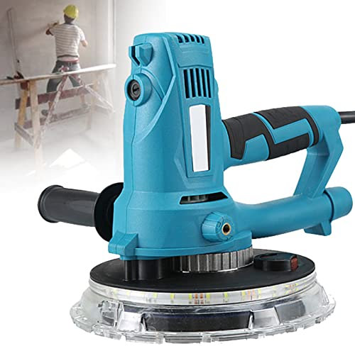 LTSRLL Lijadora Pared,Amoladora De Pared Autolimpiante, Pulidora Orbital, Amoladora Pared De Velocidad Ajustable, Ideal para Lijar Paredes,Sander+20SandPad