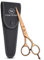 Five Star Solingen Gold-Line Offset Professionelle 6'' extra scharfe Roségold Friseurschere Haarschere Haarschneideschere für Damen Herren Salons und Kinder für feine und kräftige Haare rostfrei