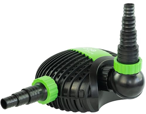 Teichpumpe 4.600L/H, 10m Kabel, 260cm Förderhöhe, 35W, Motorschutz, Wasserpumpe | Bachlaufpumpe | Wasserspielpumpe | Brunnenpumpe | Tauchpumpe | Springbrunnen-Pumpe