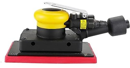 Doppelschleifmaschine, Bandschleifer, Rechteckige pneumatische Trockenschleifmaschine, Autolack-Spachtelschleifmaschine, 70 x 198 mm, Schleifpapiermaschine, geeignet for Automobile zum Schärfen(88A)
