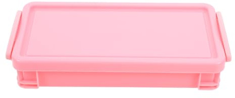 HOODANCOS Stapelbarer Bleistift Organizer Kunststoff Mit Deckel Für Schulmaterialien Buntstifte Marker Und Für Schreibtisch Und Klassenzimmer