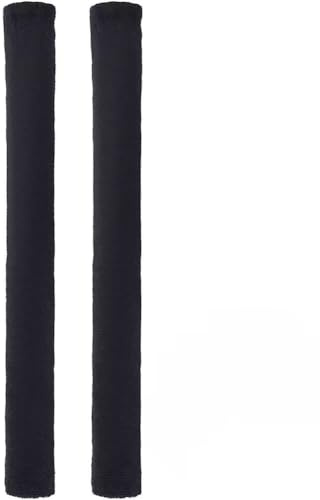 GORGECRAFT 2Pcs Black Refrigerator Handle Covers Polyester Washable Adjustable Non Slip Keep Kitchen Clean Door Handles Appliance Protector Decor Catch Cover for Fridge Microwave Oven Dishwasher