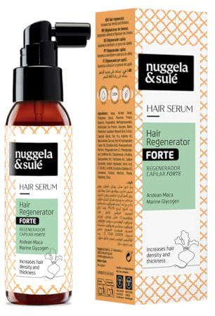 Nuggela & Sulé Sérum Regenerador Forte - Tratamiento de Choque para hombres y mujeres que reactiva los folículos y favorece la regeneración capilar. 70 ml